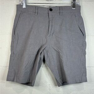 Goodthreads Men’s Grey Casual Summer Cotton Blend Lightweight Shorts Size 29